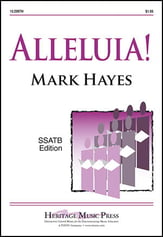 Alleluia SSATB choral sheet music cover